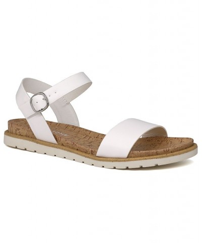 Mattie Flat Sandals White $23.80 Shoes